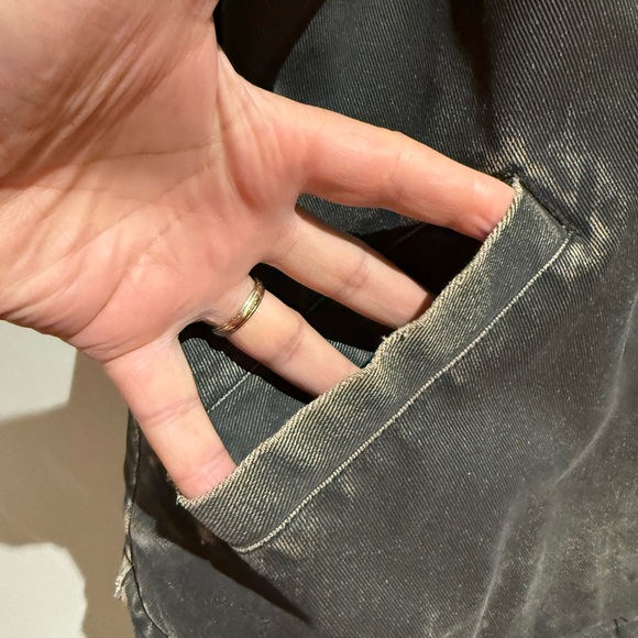 Wolverine Upland Vest Mens 2XL Distressed Grey Twill Sherpa Lined Jordan Davis - Picture 4 of 8